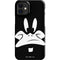 Looney Tunes Daffy Duck Plain Black and White iPhone 12 Mini Lite Case