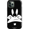Looney Tunes Daffy Duck Plain Black and White iPhone 12 Pro Max Impact Case