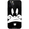 Looney Tunes Daffy Duck Plain Black and White iPhone 12 Pro Skin