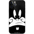 Looney Tunes Daffy Duck Plain Black and White iPhone 12 Pro Skin