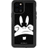 Looney Tunes Daffy Duck Plain Black and White iPhone 12 Pro Waterproof Case