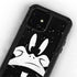 Looney Tunes Daffy Duck Plain Black and White iPhone 12 Waterproof Case