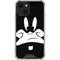 Looney Tunes Daffy Duck Plain Black and White iPhone 13 Mini Clear Case