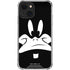 Looney Tunes Daffy Duck Plain Black and White iPhone 13 Mini Clear Case