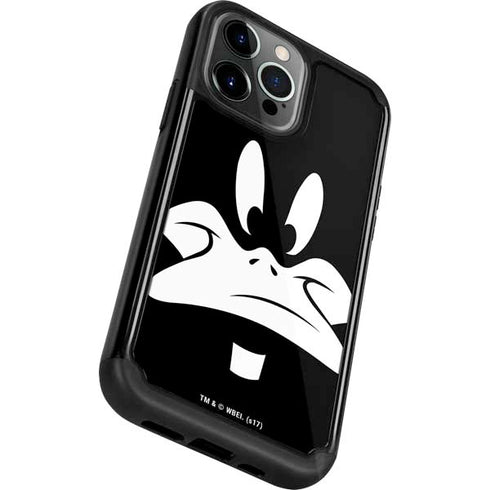 Looney Tunes Daffy Duck Plain Black and White iPhone 13 Pro Cargo Case