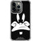 Looney Tunes Daffy Duck Plain Black and White iPhone 13 Pro Clear Case