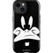 Looney Tunes Daffy Duck Plain Black and White iPhone 15 Plus Impact Case
