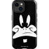 Looney Tunes Daffy Duck Plain Black and White iPhone 14 Plus Impact Case