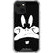 Looney Tunes Daffy Duck Plain Black and White iPhone 14 Plus Clear Case