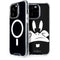 Looney Tunes Daffy Duck Plain Black and White iPhone 15 Pro MagSafe Case