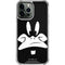 Looney Tunes Daffy Duck Plain Black and White iPhone 14 Pro Max Clear Case