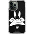 Looney Tunes Daffy Duck Plain Black and White iPhone 14 Pro Max Clear Case