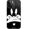 Looney Tunes Daffy Duck Plain Black and White iPhone 14 Pro Skin