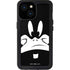 Looney Tunes Daffy Duck Plain Black and White iPhone 15 Waterproof Case