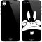 Looney Tunes Daffy Duck Plain Black and White iPhone 5/5s/5SE Skin