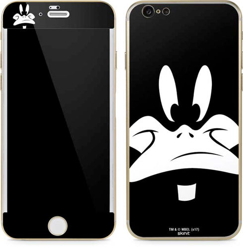 Looney Tunes Daffy Duck Plain Black and White iPhone 6/6s Skin