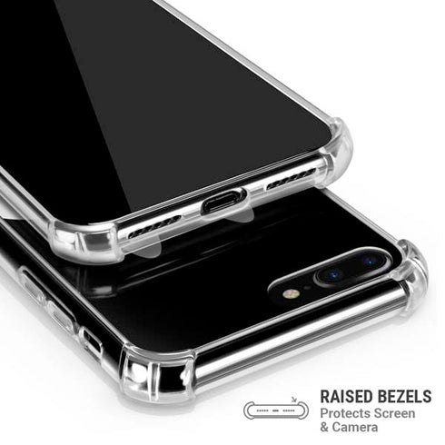 Looney Tunes Daffy Duck Plain Black and White iPhone 7/8 Plus Clear Case