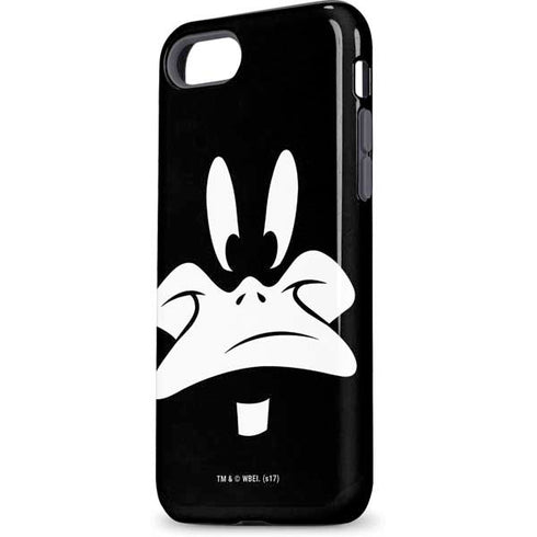Looney Tunes Daffy Duck Plain Black and White iPhone 7 Pro Case