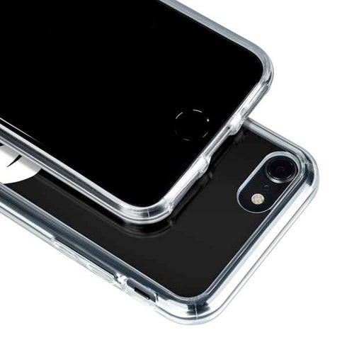 Looney Tunes Daffy Duck Plain Black and White iPhone SE (2nd & 3rd Gen) Clear Case