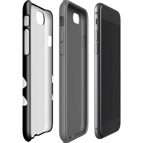 Looney Tunes Daffy Duck Plain Black and White iPhone SE (2nd & 3rd Gen) Pro Case