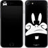 Looney Tunes Daffy Duck Plain Black and White iPhone SE (2nd & 3rd Gen) Skin