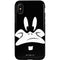 Looney Tunes Daffy Duck Plain Black and White iPhone X Pro Case