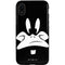 Looney Tunes Daffy Duck Plain Black and White iPhone XR Pro Case