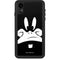 Looney Tunes Daffy Duck Plain Black and White iPhone XR Waterproof Case
