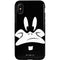 Looney Tunes Daffy Duck Plain Black and White iPhone XS Pro Case