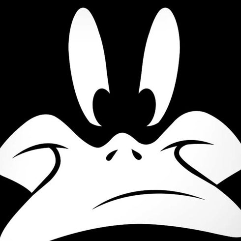 Looney Tunes Daffy Duck Plain Black and White iPhone XS Pro Case