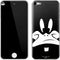 Looney Tunes Daffy Duck Plain Black and White Apple iPod Skin