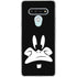 Looney Tunes Daffy Duck Plain Black and White LG Stylo 6 Clear Case