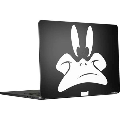Looney Tunes Daffy Duck Plain Black and White MacBook Air 15 in (2023) Skin