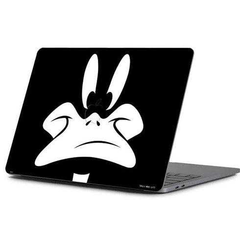 Looney Tunes Daffy Duck Plain Black and White Apple MacBook Pro 13-inch Skin