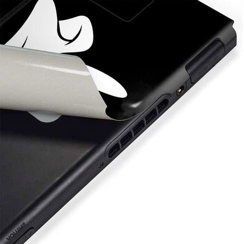 Looney Tunes Daffy Duck Plain Black and White Nintendo Switch Bundle Skin