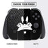 Looney Tunes Daffy Duck Plain Black and White Nintendo Switch Bundle Skin