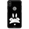 Looney Tunes Daffy Duck Plain Black and White Otterbox Commuter iPhone Skin