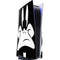 Looney Tunes Daffy Duck Plain Black and White PS5 Console Skin
