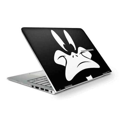 Looney Tunes Daffy Duck Plain Black and White HP Spectre Skin