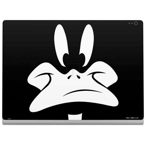 Looney Tunes Daffy Duck Plain Black and White Surface Book 2 15in Skin