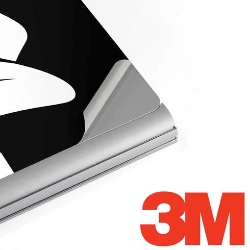 Looney Tunes Daffy Duck Plain Black and White Surface Book 2 15in Skin