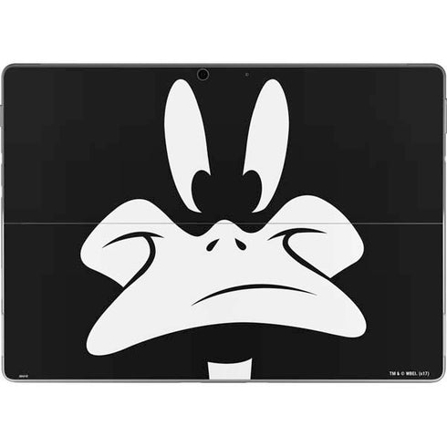 Looney Tunes Daffy Duck Plain Black and White Surface Pro 9 Skin