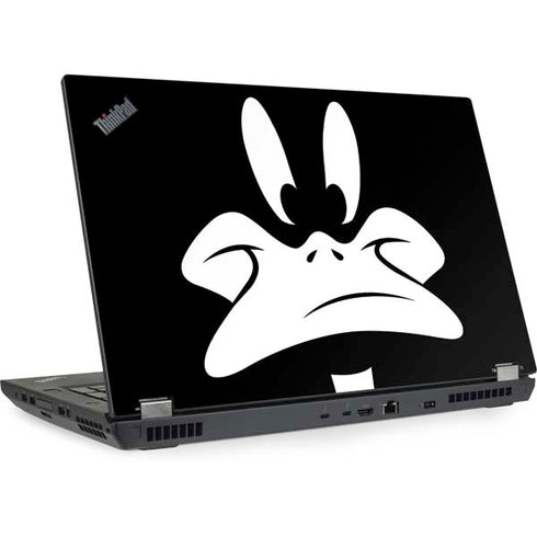 Looney Tunes Daffy Duck Plain Black and White Lenovo ThinkPad Skin
