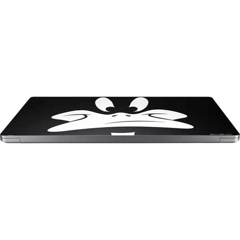 Looney Tunes Daffy Duck Plain Black and White Universal Laptop 14in (11.4 x 8.2in) Skin