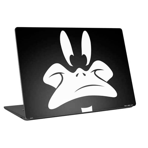 Looney Tunes Daffy Duck Plain Black and White Universal Laptop 18in (14.6 x 10.6in) Skin