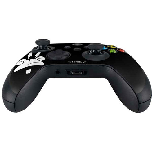 Looney Tunes Daffy Duck Plain Black and White Xbox Series X Controller Skin