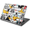 Looney Tunes Daffy Duck Striped Patches Dell Chromebook Skin