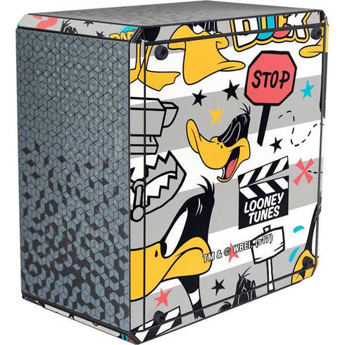 Looney Tunes Daffy Duck Striped Patches Cooler Master MasterBox Q300L Mini Tower Skin