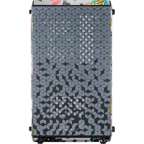 Looney Tunes Daffy Duck Striped Patches Cooler Master MasterBox Q300L Mini Tower Skin