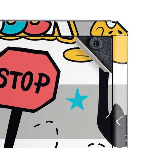 Looney Tunes Daffy Duck Striped Patches Cooler Master MasterBox Q300L Mini Tower Skin